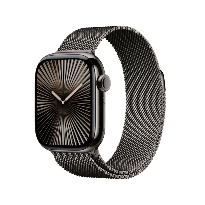 Apple Watch Series Slate Titanium Case with Slate Milanese Loop