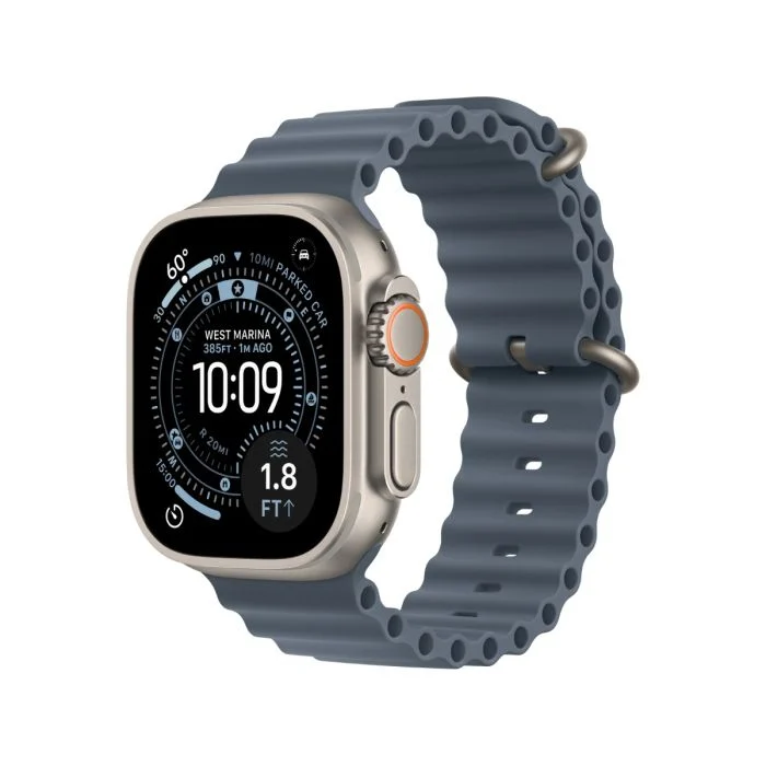 Apple Watch Ultra 3 Titanium Case with Ocean Band - Medium